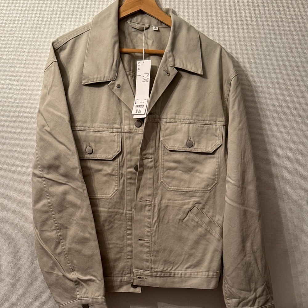 Uniqlo Men's Beige Shirt Jacket